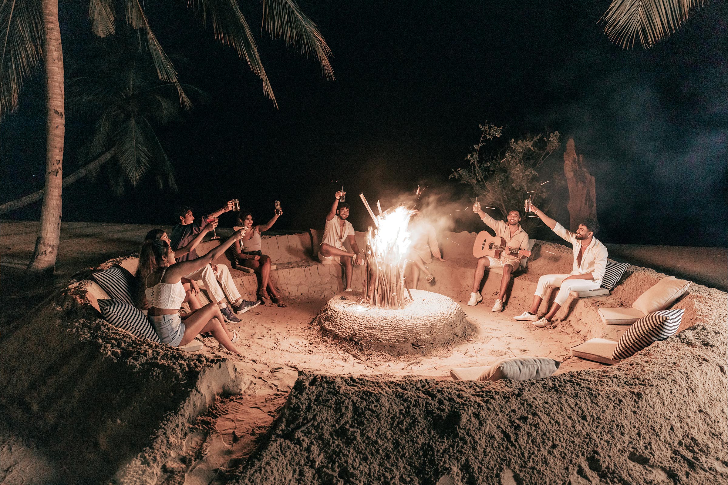 Festive Celebrations Bonfire & Traditional Dance Sun Siyam Pasikudah